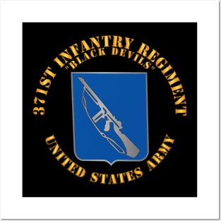 371st Infantry Regiment - DUI (V1) - Black Devils Posters and Art